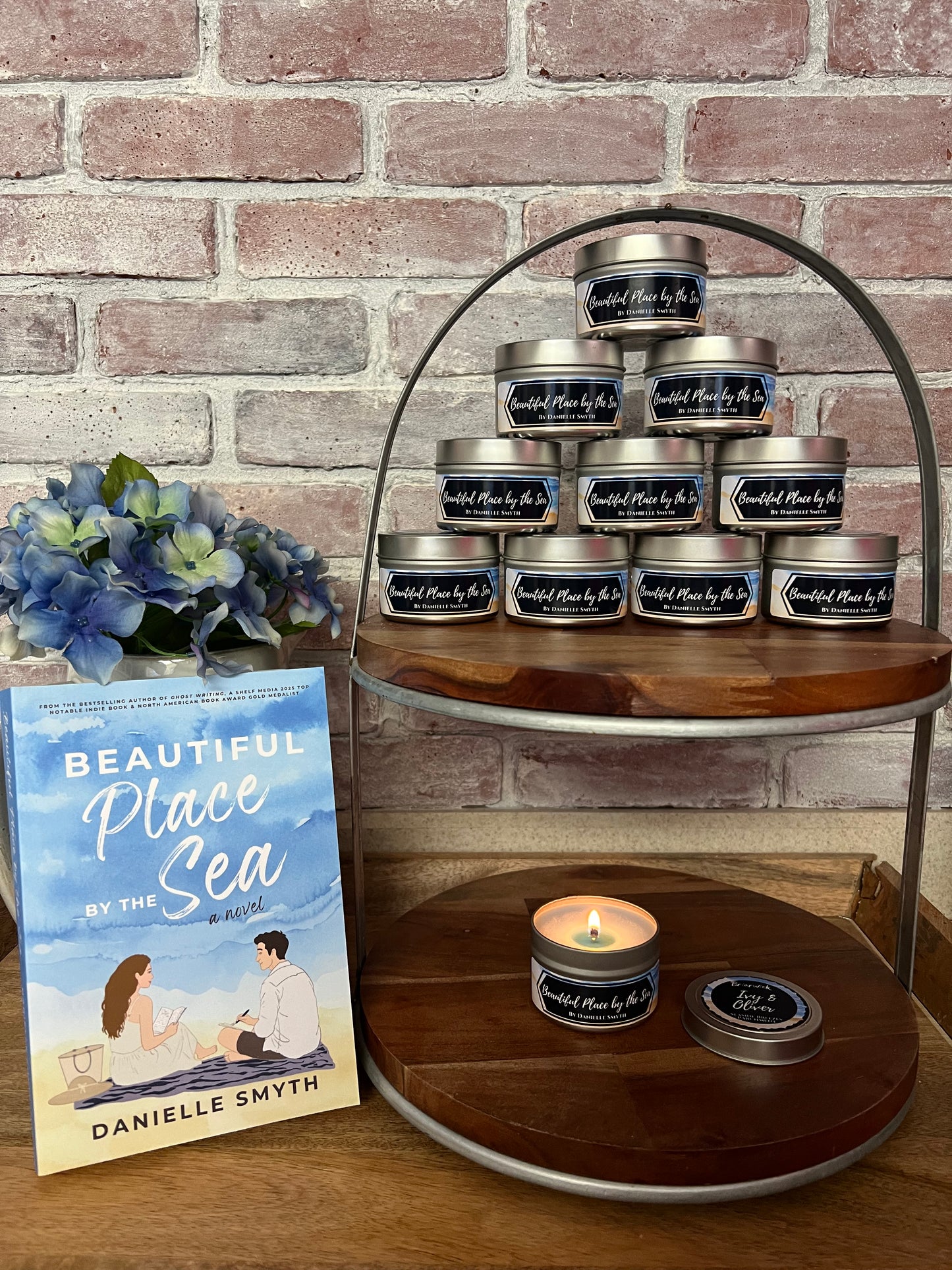 Beautiful Place by the Sea custom candles