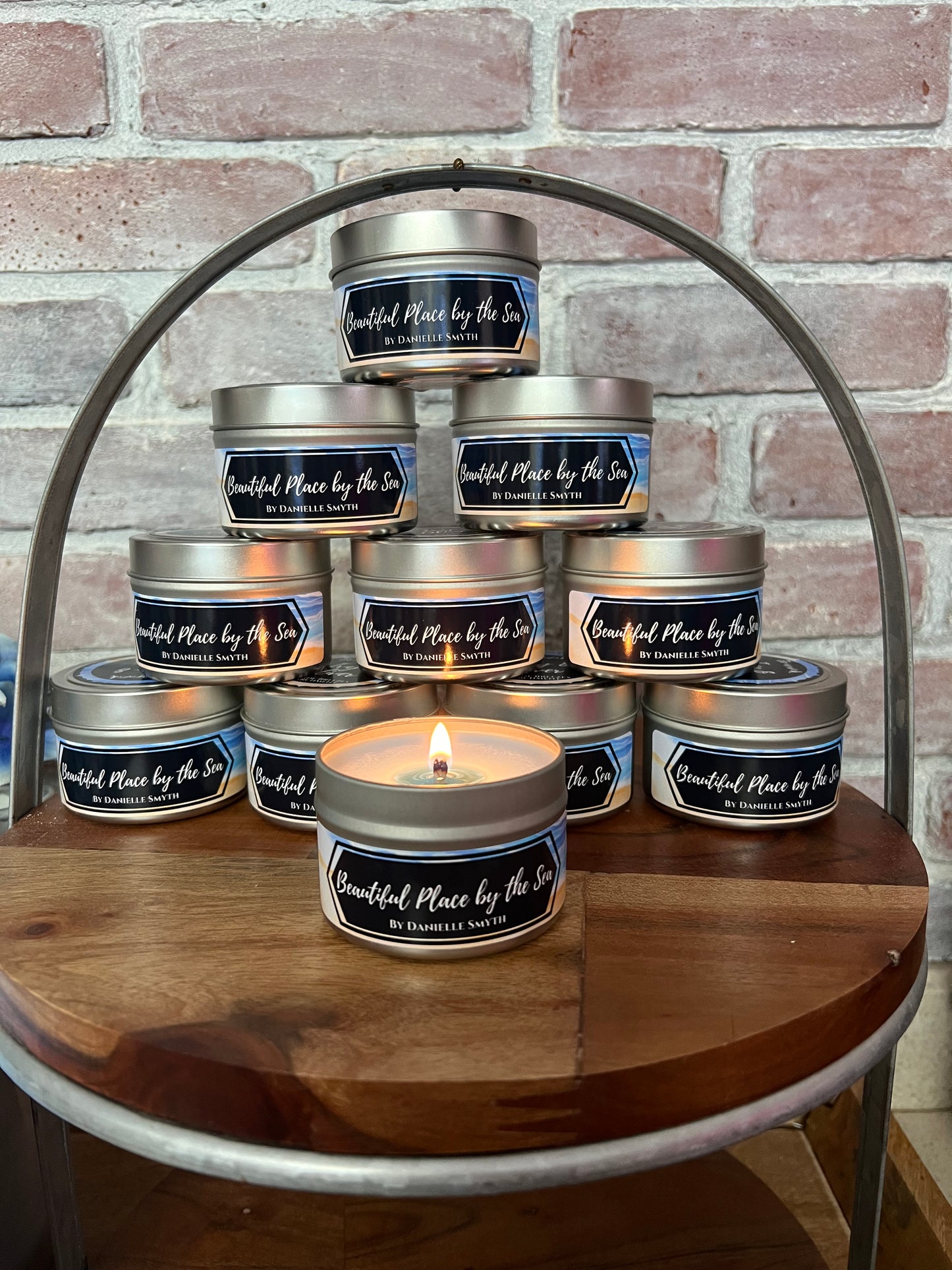 Beautiful Place by the Sea custom candles